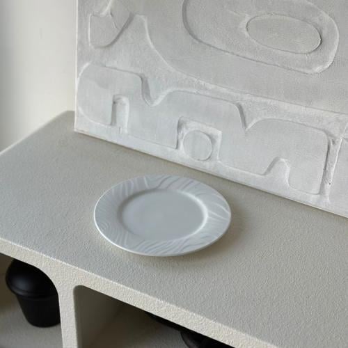 صحن سيراميك ابيض