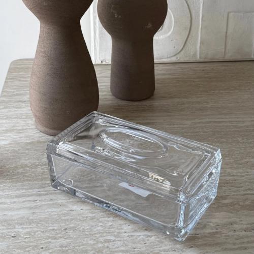 علبه مناديل زجاج