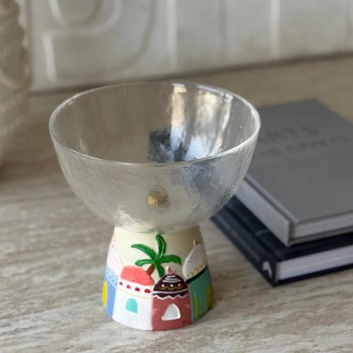 صحن زجاج تقديم