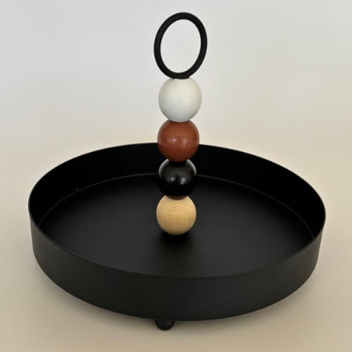 استاند حديد - ابيض/اسود