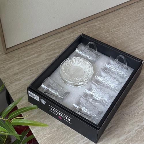 طقم بيالات شاي مع صحن