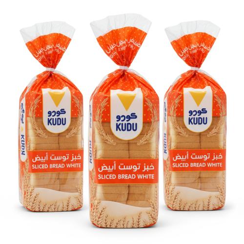 كودو خبز توست ابيض 600جرام *3