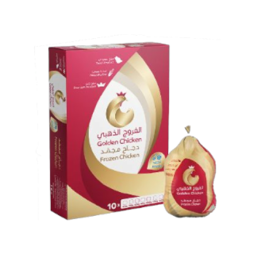دجاج الفروج الذهبي كرتون مجمد 1100*10 حبه