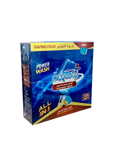 أمواج أقراص غسالة الصحون برائحة الليمون 15قرص
