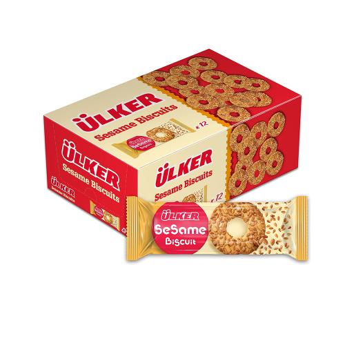 بسكويت اولكر بالسمسم 66 جرام باكت 12 حبه