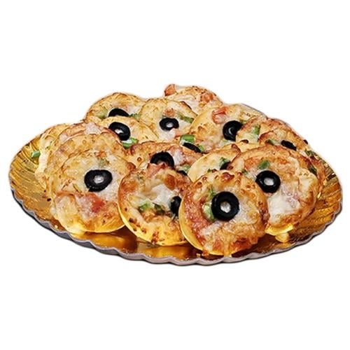 صحن بيتزا خضار ميني
