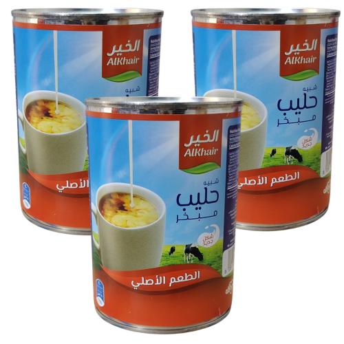 الخير حليب مبخر 410جرام *3 حبات