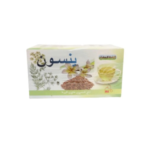 شاي شوران الواحة الخضراء يانسون علبه 25 خيط