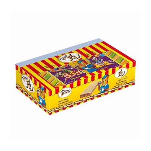 ويفر أصابع الشوكلاتة ريكو 21ج باكت 24