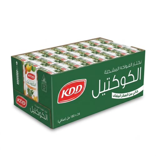 عصير كي دي دي الكوكتيل نكتار فواكة المشكلة 180مل *...