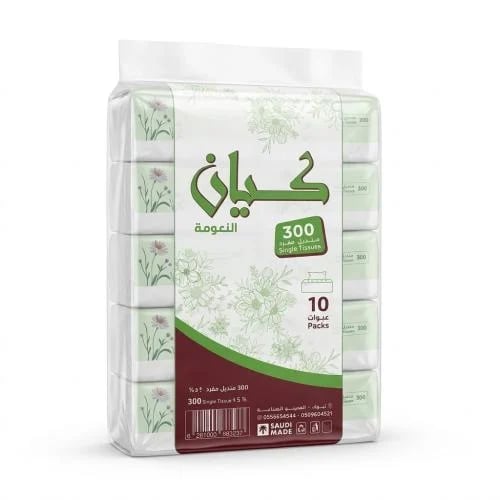 كيان مناديل 300منديل *10 شدة