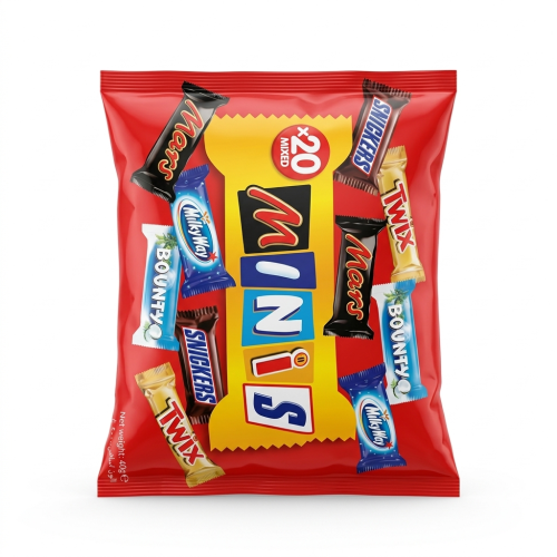 شوكولاتة مشكلة مينيز (Minis Mixed) 400جرام يحتوي ع...