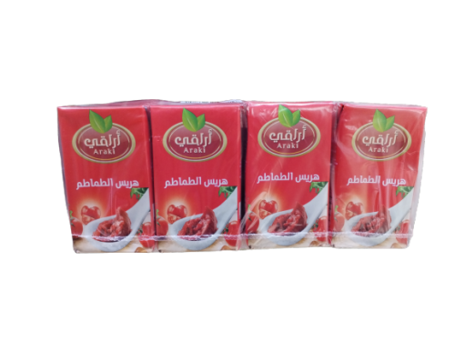 اراقي معجون طماطم 135 جرام ربطة 8 حبات