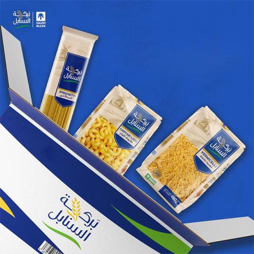 مكرونه بركة السنابل 450 جرام كرتون 24 حبه