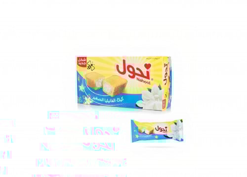 كيك نحول 25جرام فانيلا باكت 12 حبه