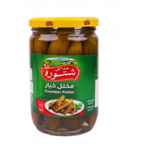 مخلل خيار حدائق شتوره370 غرام