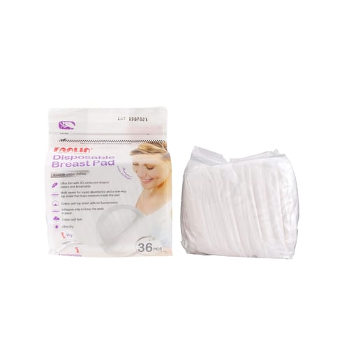 وسادة الثدي القابلة للاستخدام مرة واحدة (36 قطعة)