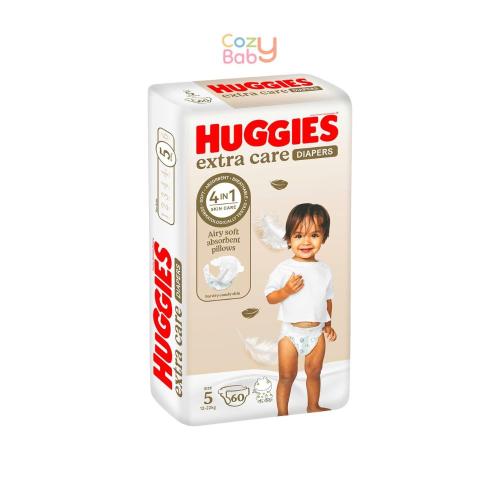 حفاضات هاجيز عناية إضافية مقاس 5