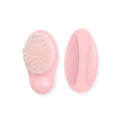 فارلين مشط وفرشاة للشعر - وردي