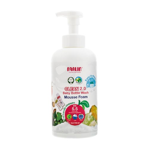 رغوة تنظيف زجاجات الأطفال فارلين إيكو فريندلي 2.0،...