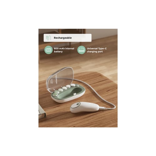 مبرد أظافر كهربائي للأطفال من Momcozy –أخضر