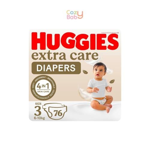 حفاضات هاجيز 76 حفاضة مقاس 3