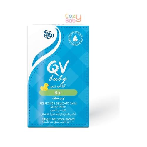 صابونة QV بيبي: لمسة حنان فائقة لنظافة طفلكِ اليوم...