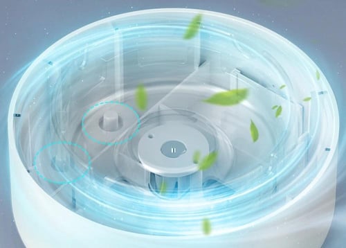 طفاية السجائر الذكية ، مع خاصية تنقية الهواء واستب...