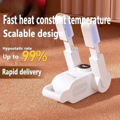 مجفف الأحذية العجيب والذكي بالأشعة فوق البنفسجية و...