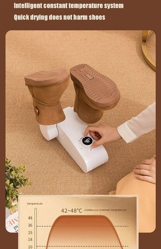 مجفف الأحذية العجيب والذكي بالأشعة فوق البنفسجية و...