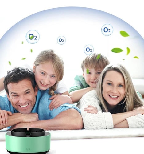 طفاية السجائر الذكية ، مع خاصية تنقية الهواء واستب...