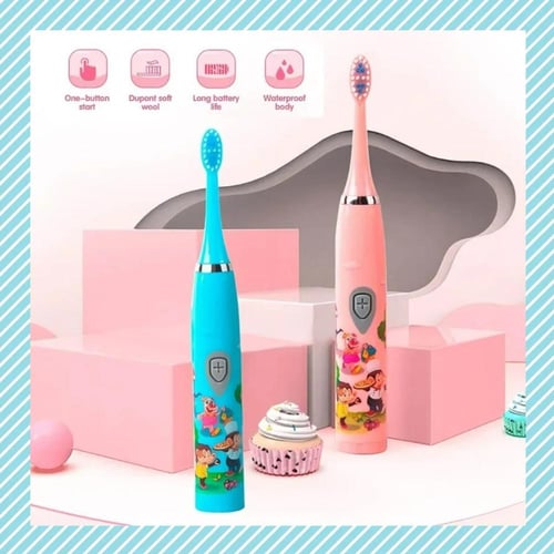 فرشاة أسنان كهربائية بالموجات فوق الصوتية للأطفال...