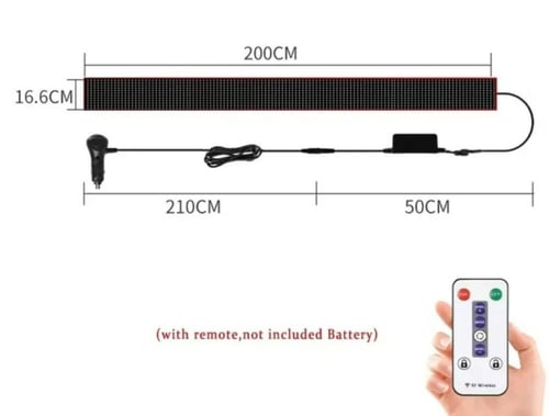 LED العيون السحرية لجميع السيارات لوحة شاشة App ال...