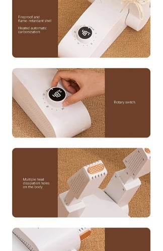 مجفف الأحذية العجيب والذكي بالأشعة فوق البنفسجية و...