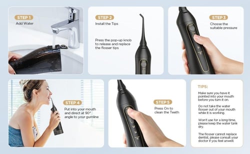 Fairywill جهاز غسيل 2*1 (غسيل+فرشاة) لتنظيف وتبيض...