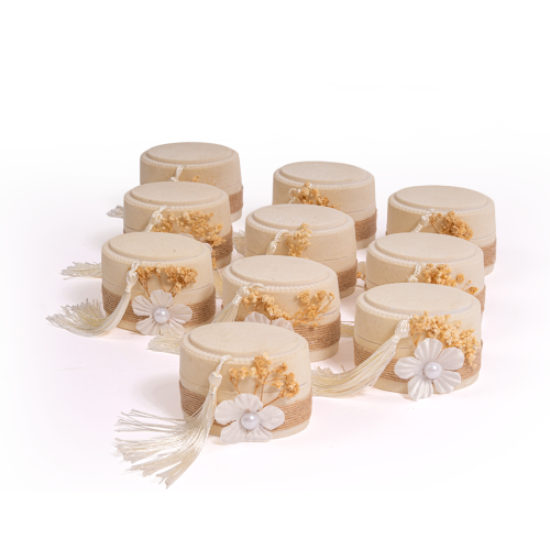 10 توزيعات مسك سلك مع كسرة تايقر