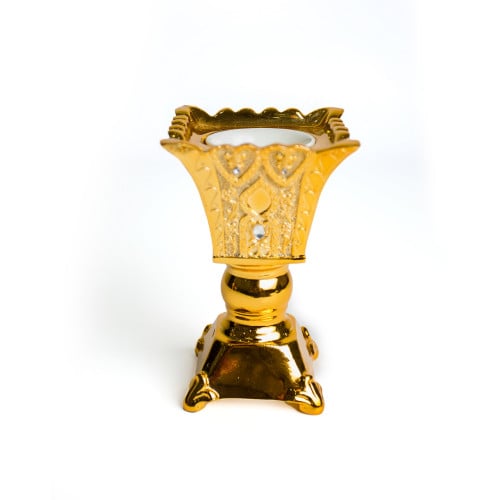 مبخره مودرن ذهبية صغيرة