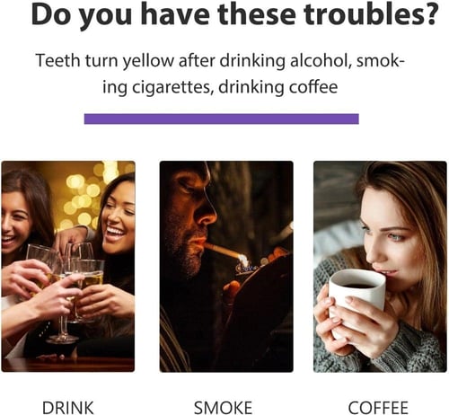 جل تبييض الاسنان الارجواني EELHOE