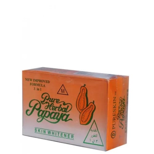 بابايا صابون اعشاب 3 في 1 لتفتيح البشرة - 135 جم