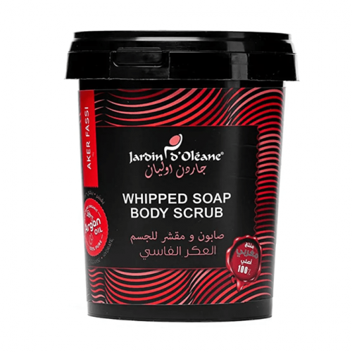 صابون ومقشر للجسم بالعكر الفاسي من جاردن أوليان -...