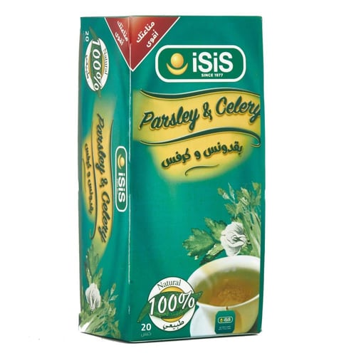 شاي بقدونس وكرفس 20 فتلة من ايزيس