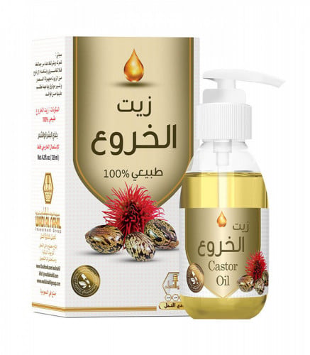 زيت الخروع طبيعي 100% من وادي النحل 125مل