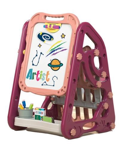 سبورة تعليمية للأطفال مع حامل وأدوات تعليمية