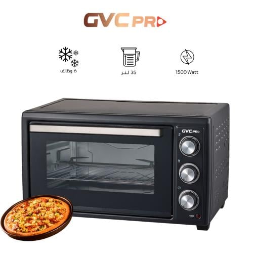 فرن كهربائي سعة 35 لتر وقوة 1500 واط GVC PRO (GVOV...