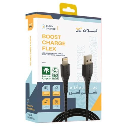 كيبل "ليون إكس" ايفون إلى USB قماش 24W