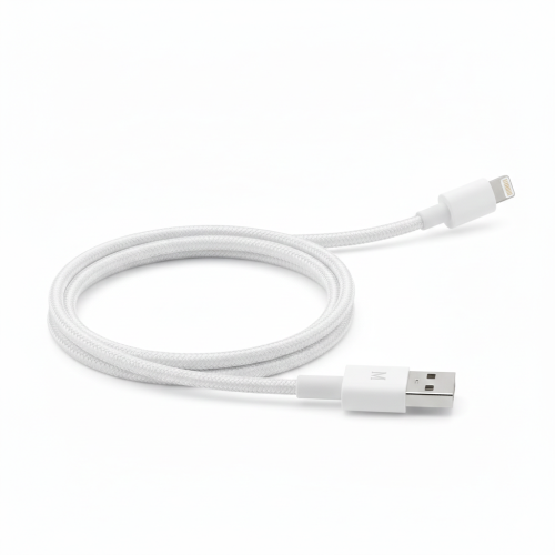 كيبل ايفون إلى USB قماش (25 واط) - PHONEMIX