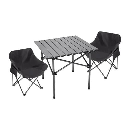 طاولة وكراسي قابلة للطي للرحلات والتخييم