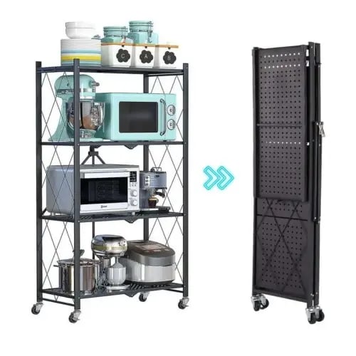 دولاب تخزين حديد قابل للطي اربع رفوف