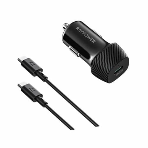 شاحن سيارة راف باور الذكي بقوة 20 واط RAVPOWER