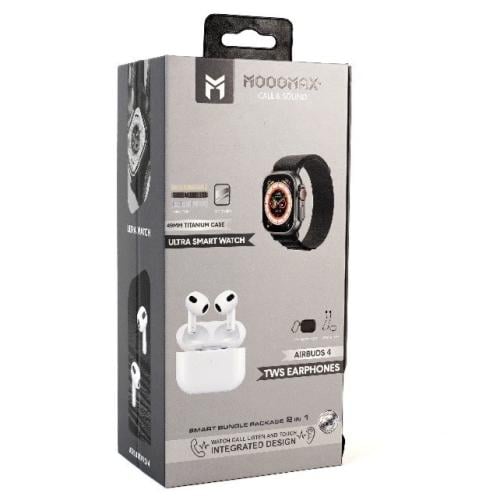البكج المثالي - ساعة ذكية وسماعات أذن لاسلكية MOOG...